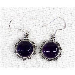Sterling Silver Amethyst Earrings