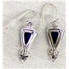 Image 2 : Sterling Silver Lapis Earrings