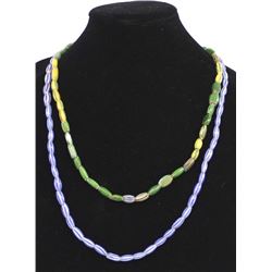2 Strands of Vintage Glass Trade Beads