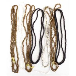 7 Strands of Assorted Fine Shell Heishi Beads