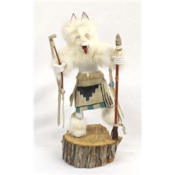 Navajo Wolf Kachina by V. Cayaditto