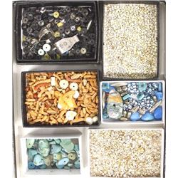 Collection of Native American Beads Plus