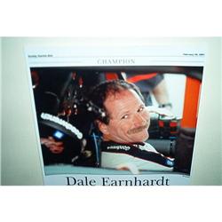 Newspaper "PICTURE"  Of Dale Earnhardt by Dale #940151