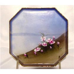 Nippon 5-1/4" Hand Painted Scenic Pin Tray #940196