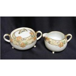 Nippon Footed Creamer & Sugar #940208