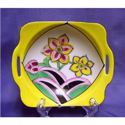 Noritake Art Deco Pierced Handle Bowl #940215