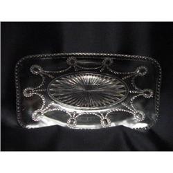 EAPG Jewel & Festoon 8-1/4" Relish - Sun Purple #940231