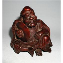 Finely carved antique 19th c. Chinese bamboo #940303