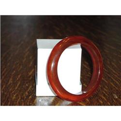 Bakelite Root Beer Swirl Bangle Bracelet #940322