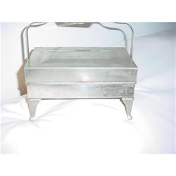 waffle iron, retangular w/top handle  #940338