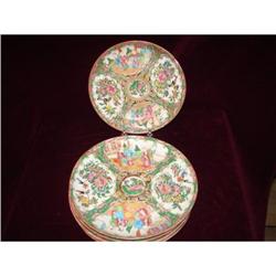 SEVEN ROSE MEDALLION PLATES #940497