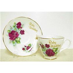 Cup & Saucer - Rubby Wedding #940515