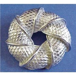 Coro Brooch - Silver Garland #940516