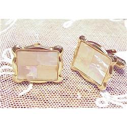 40's Gold Tone Gents Cufflinks #940539