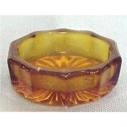 Amber Glass Salt Cellar #940560