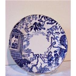 Prestigious Royal Crown Derby Plate BLUE MIKADO #940562