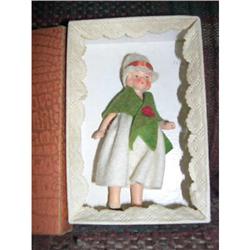 German painted bisque Irish Girl MIB #940658