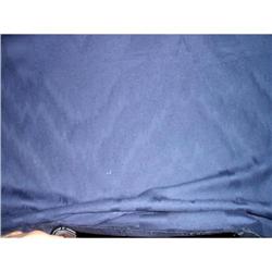 Vintage Upholstery Fabric-Navy Designer Fabric #940702