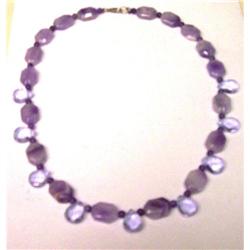 Lavender Agate Necklace #940733