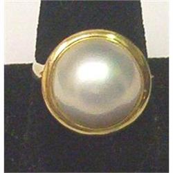 Estate Pearl/14K Gold Ring #940734