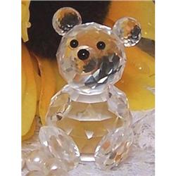 Retired Swarovski Silver Crystal Small Bear #940751