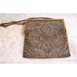 c1920 French Art Deco Micro Beaded Purse #940754