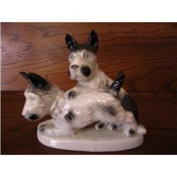  Dog-Scottish Terriers statue #940757