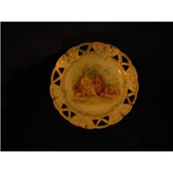  PLATE-FRENCH MOTIF  PAINTED  #940759