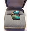 Image 1 : Stunning Large Sterling Silver Turquoise Ring #940763