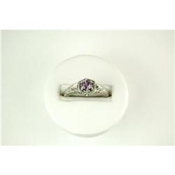 Antique Style Filigree Ring w AMETHYST #940771