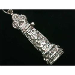 ANTIQUE Style STERLING SILVER NEEDLECASE #940778