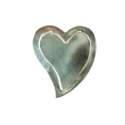STERLING Silver Heartshaped SCARF HOLDER #940783