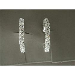 STERLING SILVER Hoop EARRINGS! #940784