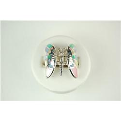 STERLING Silver Ring BUTTERFLY Wings Move! #940788