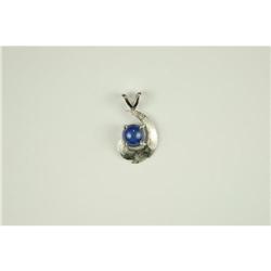 14k  Gold Pendant Linde STAR SAPPHIRE #940799
