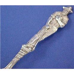 Full Figural Miner sterling Souvenir Spoon #940817