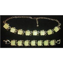 Thermo Lucite Bracelet/Necklace Set #940827