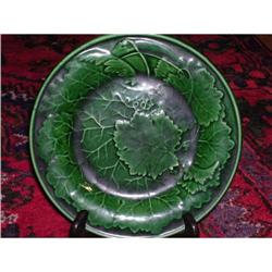 Majolica Green Plate #940837