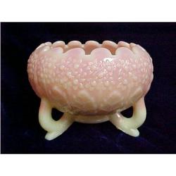 Fenton Burmese Orange Tree Rose Bowl #940872