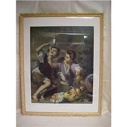 Murillo Color Print "The Pastry Eaters"  #940976