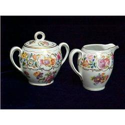 AR Germany Cream and Sugar Bowl with Lid #941007
