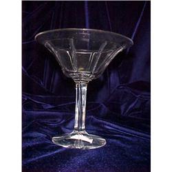 Heisey "Tudor" (#411) Footed Preserve, Crystal  #941026