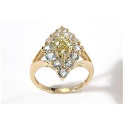 Blue Topaz and Peridot #941099