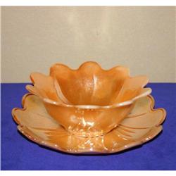 Vintage Fire-King Lustreware Dessert Sets #941136