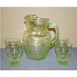Rare Anchor Hocking Windsor Pitcher & Tumblers #941183