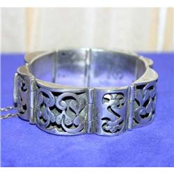 Signed TPN Taxco Sterling Silver Bracelet #941191