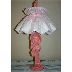 Beautiful Vintage Boudoir Head Lamp/Original #941206