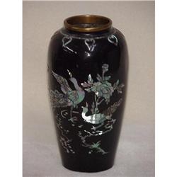 Mother of Pearl Cloisonné Vase SKU 3952 #941948