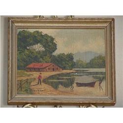 Miniature Oil Painting SKU 3792 #941959