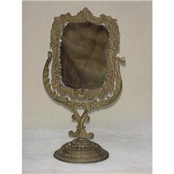 Brass Mirror on Stand  Sku 3216 #941967